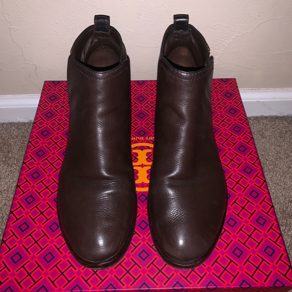 Tory Burch coconut ankle boots